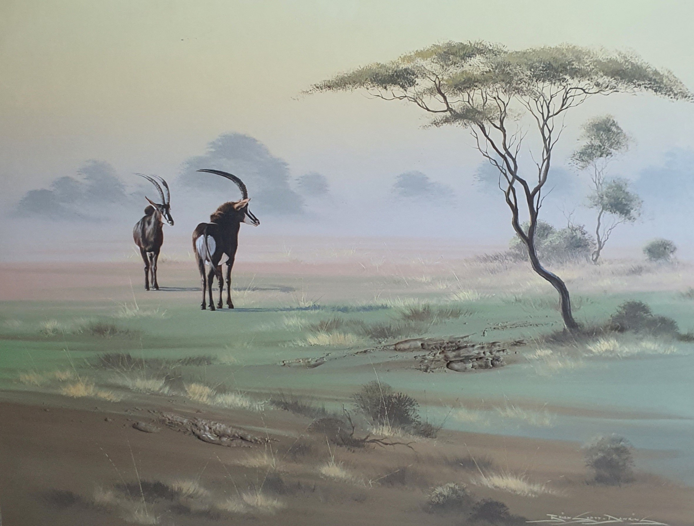 Brian Scott-Dawkins 001, a painting by Brian Scott-Dawkins